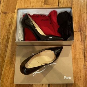 Christian Louboutin pigalle black heels— 100 mm